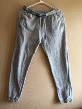 Roxy Gray Heathered Joggers Sweatpants Medium Lounge Athleisure Beach